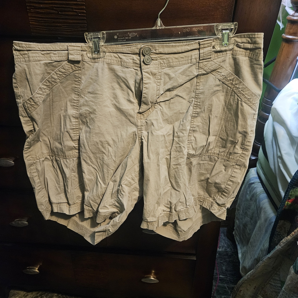 Tan and black Casual Shorts